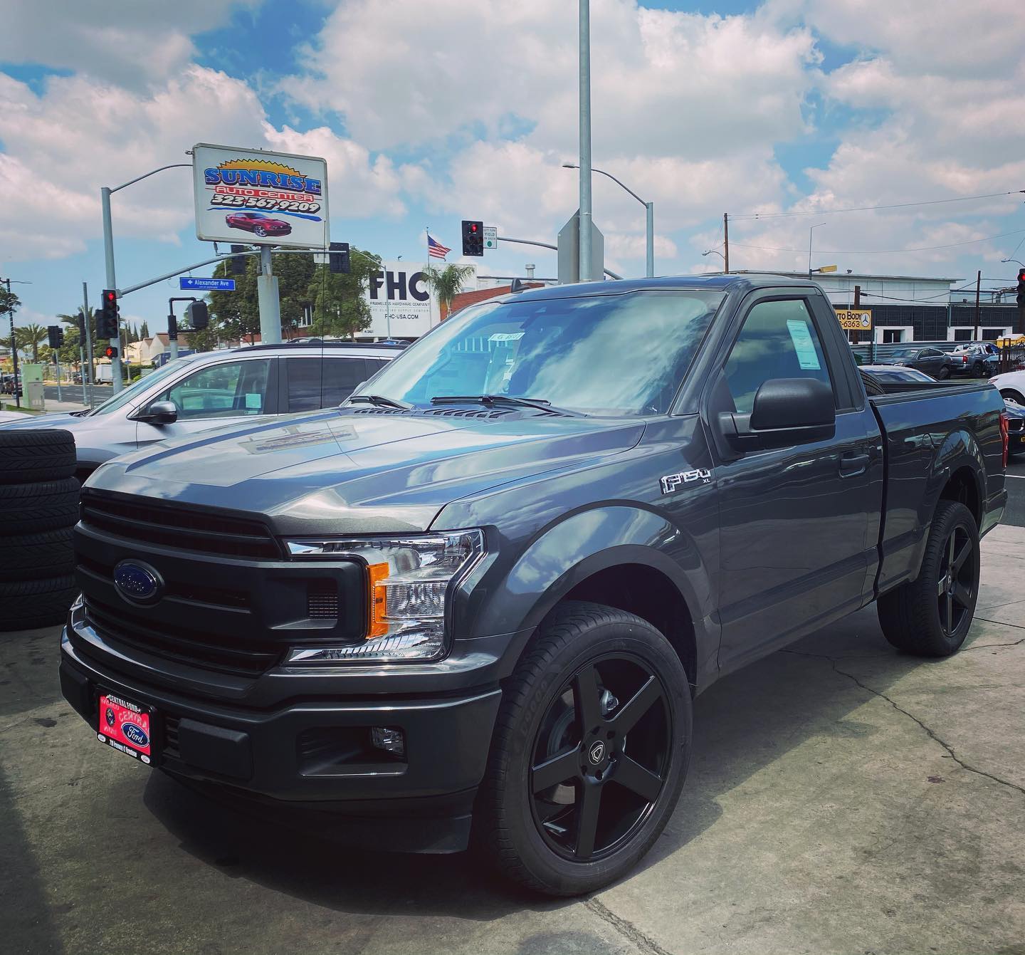 Custom wheel build at Sunrise Auto Center